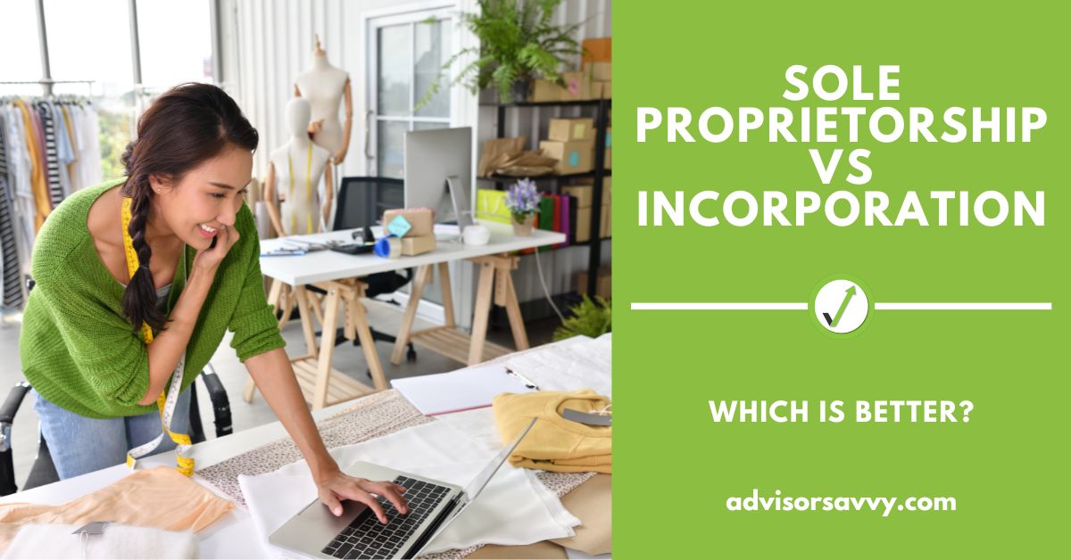 Sole Proprietorship vs Incorporation