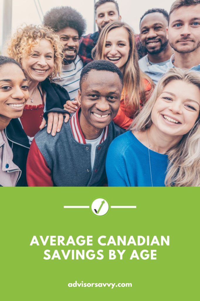 Average Canadian Savings by Age