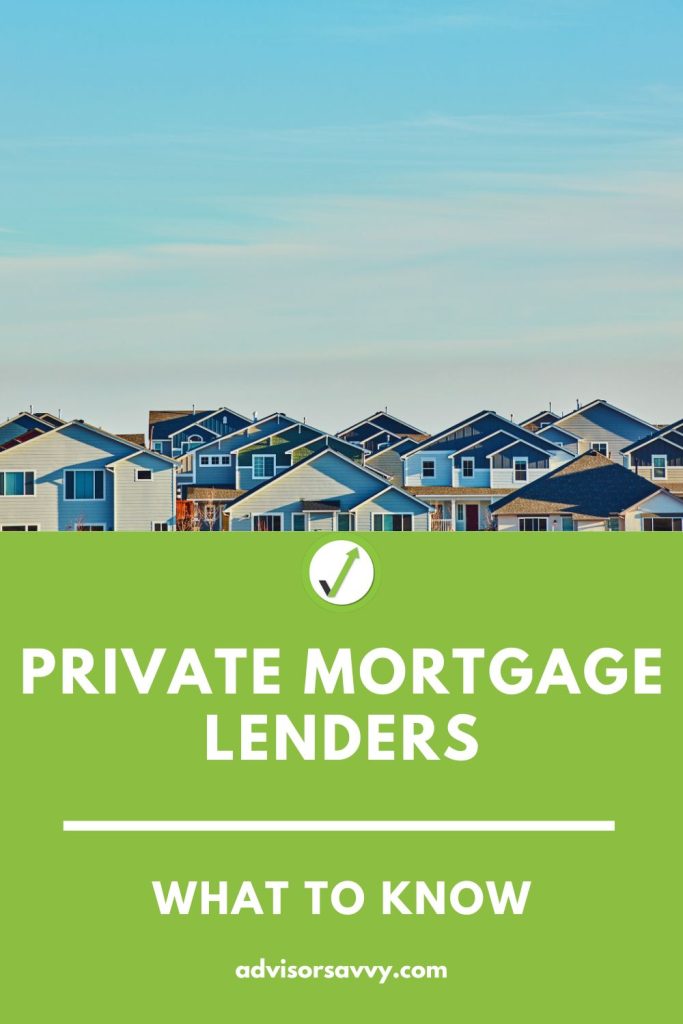 Private Mortgage Lenders